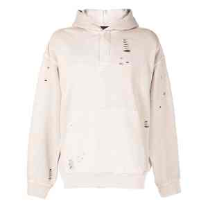 Ropa Urbana de Invierno Personalizada, Sudaderas con Parches Desgastados para Hombre, Bordado Personalizado, Serigrafía, 100% Algodón Transpirable - Product Image 1