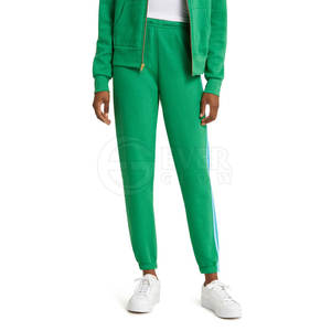 2024 gros pantalon respirant femmes pantalons de survêtement couleur unie Jogging pantalon Sport Style haute qualité coton Polyester pantalon - Product Image 1