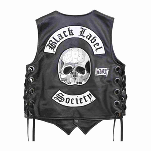 <b>Men</b> Genuine Leather Vest Stylish Sleeveless Biker <b>Waistcoat</b> <b>for</b> Riding, Western Fashion, <b>Casual</b> Outfits & Streetwear Style - Product Image 2