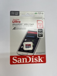 100% Original Sandisk 512GB Micro carte mémoire SDSQUAC-512G-GN6MN U1/A1 caméras compatibles en plastique lecteurs MP3 DVRs tablette PC - Product Image 2