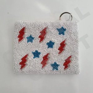 Monedero con cuentas de semillas de Halloween, hermoso monedero con cuentas personalizado para mujer, monedero de moda con - Product Image 3