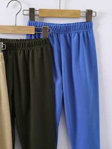 Pantalon de jogging décontracté taille moyenne pour hommes avec cordon de serrage solide Pantalon de survêtement personnalisable à imprimé complet - Product Image 5