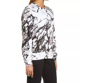 2022 coton personnalisé femmes pull sweat à capuche col rond couleur unie avec Logo brodé impression Sublimation Technique - Product Image 2