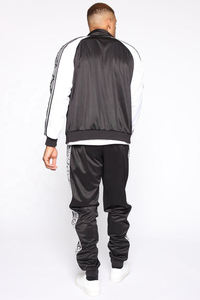 Nuevo Chándal Deportivo de Poliéster para Hombre, Estilo Informal, para Otoño, Chándal Ajustado para Adultos - Product Image 2