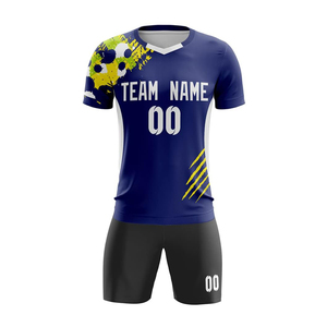 <b>Elite</b> Soccer Competition Uniform Sublimation Custom Football Shirt Shorts Athletic Fit Quick Dry Professional Teamwear 100% - Product Image 2