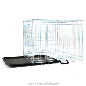 <span class=keywords><strong>Cage</strong></span> pour chien d'usine vente en gros de <span class=keywords><strong>cage</strong></span> pour chien en métal de taille personnalisée caisse durable pour animaux de compagnie avec plusieurs couleurs assemblage facile grand espace - Product Image 5