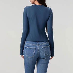 High Street Style Regular Sleeve Style Mujeres Camisetas de manga larga/Precio más bajo Mujeres Camisetas de manga larga - Product Image 2