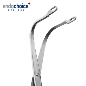 Pince à pierre rénale Randall en acier inoxydable 7.5 pouces 19.1cm mâchoires dentelées entièrement incurvées/légèrement incurvées par Endochoice Medical - Product Image 2