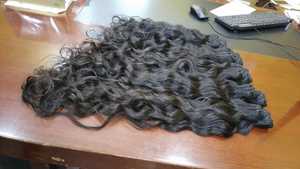 Extensions de cheveux humains Remy indiens, lisses et soyeux, tissage double, tête entière, cuticules alignées, sans nœuds, pour jeunes donneurs - Product Image 5