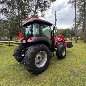 Tractor Mahindra 6075 Pts de Alto Rendimiento, 75 CV, 4x4, con Cargador, Motor Diésel Turboalimentado de 4 Tiempos, Transmisión de 2 Velocidades con Shuttle de Potencia, en Venta - Product Image 1