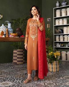 Belle robe pakistanaise décontractée de taille personnalisée pour femmes musulmanes avec broderie imprimée robe pakistanaise pour femmes WS INTERNATIONAL - Product Image 6