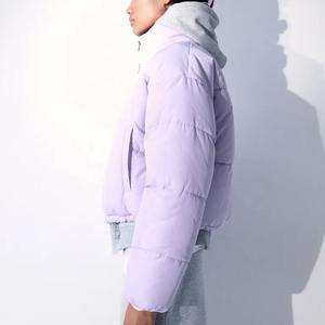 Vintage Inspired Waterproof Quilted Bomber Jacket Nylon Lining Woven Fabric Zipper Closure Button <b>Detail</b> Finished Raw Hem 2026 - Product Image 4