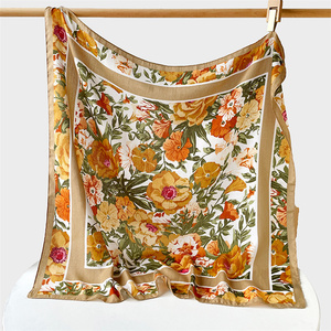 Sciarpa in Seta con Stampa Leopardata Personalizzata per Donna, <span class=keywords><strong>Foulard</strong></span> in Raso con Motivo Animale, Stampa Digitale Personalizzata - Product Image 6