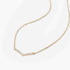 Collar Pav Diamond Wishbone: Joyería de Diamantes Elegante y Lujosa - Product Image 4