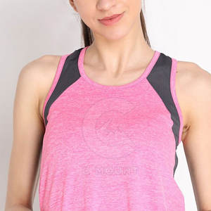 Latest Style Women's <b>Tank</b> <b>Top</b> Hot Selling Cotton Polyester Gym Fitness Wear Breathable Casual Style - Product Image 3