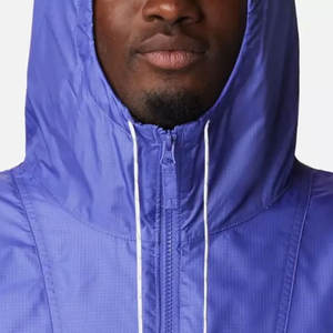 Veste coupe-vent pour homme de haute qualité, design personnalisé OEM, unie, multicolores, logo personnalisé, taille plus, veste coupe-vent pour homme - Product Image 5