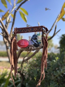 Bolso de Mano de Cuero Tallado a Mano para Mujer, Bolso Transparente de Diseño, Bolso Bandolera de Cuero Auténtico Multiusos Más Vendido - Product Image 2