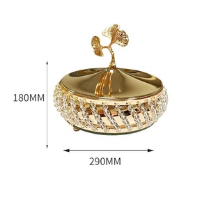 Venta al por mayor de acero inoxidable personalizable Logotipo de diseñador y dátiles de cristal y frutos secos Bowl - Product Image 3