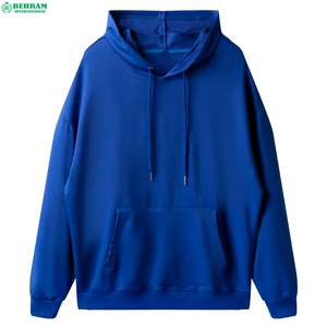 Sweat à capuche personnalisé ODM haut de gamme 100 % coton, en molleton ou tissu éponge français, coupe classique, décontracté, pour l'hiver, motif 3D uni, vente en gros - Product Image 4