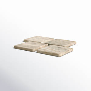 Posavasos de madera de nogal Natural con mango de forma cuadrada de moda para uso en mesa Simple y elegante diseño más nuevo de la India - Product Image 4