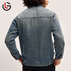 Veste en jean décontractée pour homme, épaisse, imperméable, écologique, tendance, col rabattu, style urbain, hiver - Product Image 3