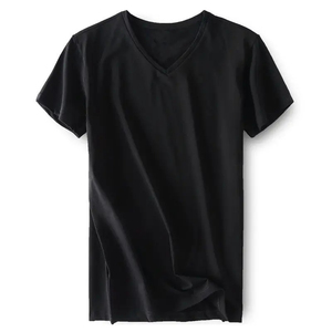 Camisetas de Cuello en V para Hombre, Altamente Recomendadas, 100% Algodón, Ropa Casual para Fitness, Precio Económico, Camisetas Casuales de Cuello en V para Hombre - Product Image 6