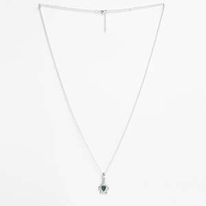 Compre Collares con Colgantes de Plata de Ley 925 para Hombres y Niños, Estilo Religioso Moderno, Cadena de Eslabones Chapada en Oro, Perla para Compromiso y Boda - Product Image 4