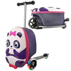Individuelles ODM/OEM Harter EVA-Hülle Gepäck Kinder EVA faltbare Roller-Tasche Kinderkoffer Roller-Gepäck für Kinder