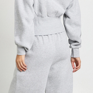 Sudadera con Capucha para Mujer a Precio Económico, Diseño Corto con Mangas Largas para Estilo y Uso en Exteriores, con Dobladillo Acanalado y Cordones en la Capucha - Product Image 6