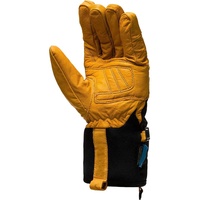 Proveedor directo de fábrica Guantes de esquí de cuero de cabra Premium Logotipo personalizado y diseño Guantes de esquí de snowboard transpirables