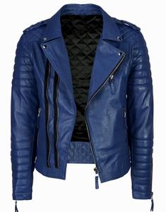 Veste en cuir pour motard, veste en cuir véritable pour moto, veste de course décontractée, prix de gros, OEM - Product Image 5
