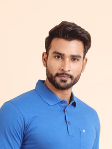 Top Trending Men's 100% Cotton for Polos Custom Printed Solid Pattern Full Sleeves Knitted New Arrival High Wholesale - Product Image 5