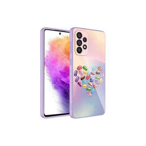 Coque rigide en époxy à motifs antichoc de qualité supérieure avec protection de l'appareil photo en silicone souple pour Samsung Galaxy A52 et A53 Pro - Product Image 1