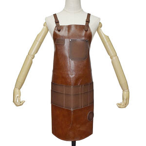 High Quality Durable Leather Salon Barber Apron Durable Unisex Multi-Pocket Apron - Product Image 3