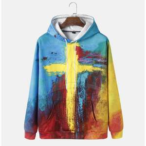 Sweat-shirts à sublimation unisexe en coton 100% respirant et écologique, coupe classique pour la mode hivernale et les tenues décontractées pour hommes - Product Image 1