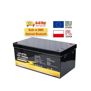 48v lifepo4 ליתיום ברזל פוספט סוללה lifepo4 12v 24v 48v 200ah סוללות ליתיום יון