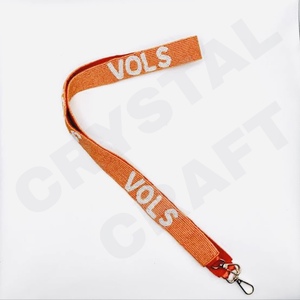 CRYSTAL CRAFT Fighting Irish India Style Glass Bead Purse Strap-Customizable Color & Logo Daily Use Accessories - Product Image 2