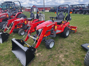 Tracteur de jardin Massey Ferguson 25HP 4 roues motrices, boîte de vitesses rouge, tracteur multifonctionnel à roues - Product Image 6