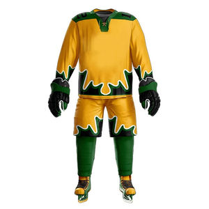 Envío Rápido, Uniforme de Hockey sobre Hielo Personalizado, Impresión por Transferencia de Calor, Tela Transpirable de Spandex/Poliéster, Nombre del Equipo y Logotipo Personalizados, Unisex - Product Image 2