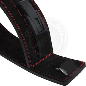 Ceinture de musculation professionnelle en cuir de vachette de 10 mm, réglable, avec logo personnalisé, grande taille, protection robuste, pour la musculation en salle de sport - Product Image 3