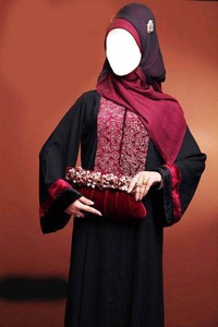 New Indonesian <b>Wedding</b> Wear Abaya With Luxury Embroidery and Stone Work - Product Image 2