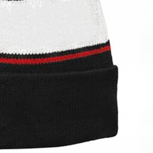 Gorro de Invierno para Hombre, Diseño Personalizado con Logotipo, Color Blanco, Estilo Urbano, Gorro de Punto Cómodo con Estilo Jacquard - Product Image 5