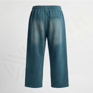 Pantalones Deportivos de Algodón 100% con Estampado de Logotipo Personalizado, Estilo Urbano, Acampanados, Duraderos y Cómodos para Gimnasio - Product Image 2