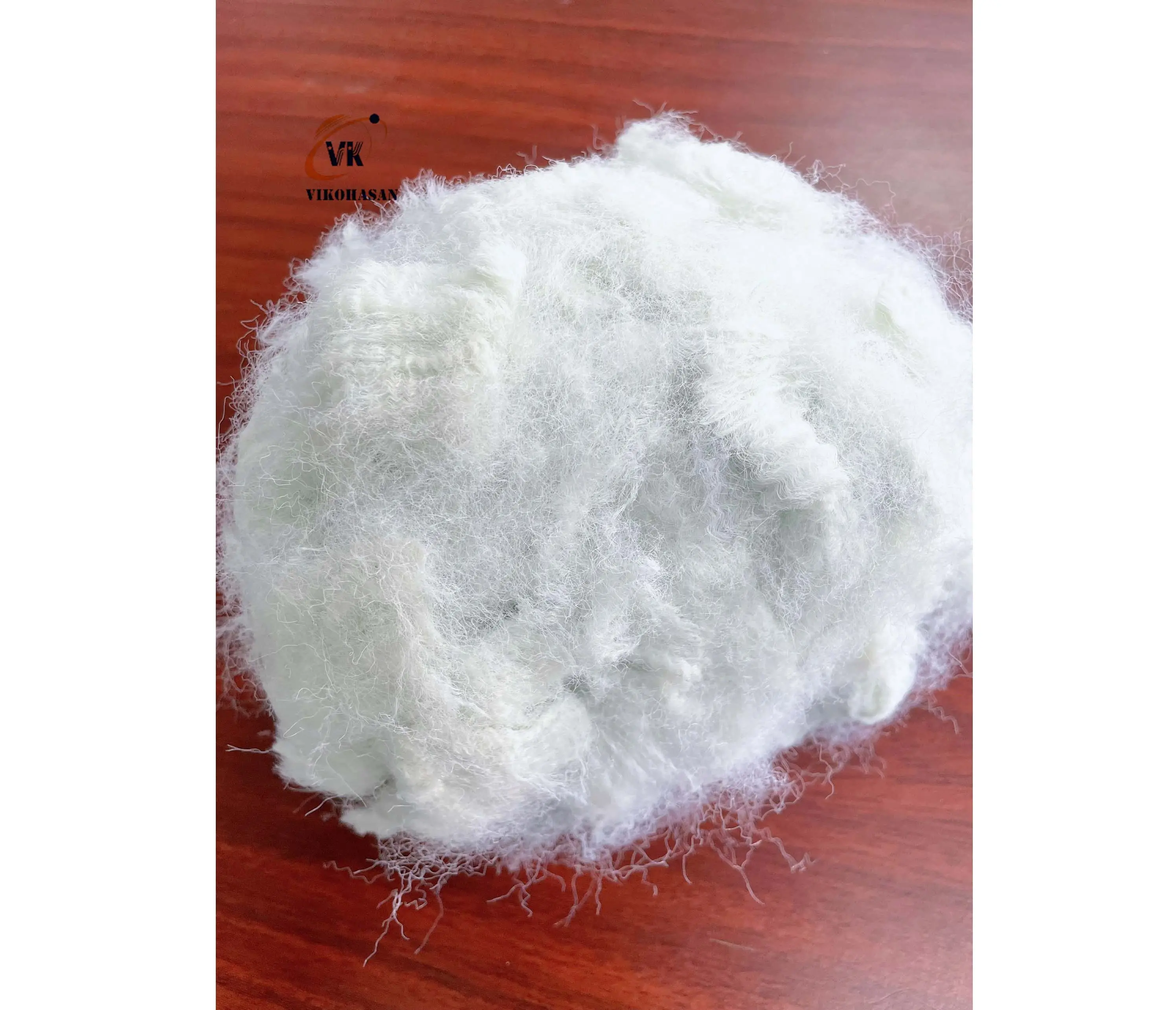 Polyester Staple Fiber 15D Solid Dry White A Grade Recycled 100% Polyester Fiber Material FFor Home Textile Pillow Filled