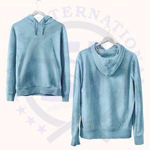 Sudadera con capucha de algodón 100% de gran tamaño para hombre, jersey con hombros caídos, ropa de calle, sudaderas con capucha sólidas de invierno con diamantes de imitación digitales - Product Image 3