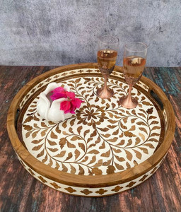 Luxurious <b>Wooden</b> and Mother of Pearl <b>Placemat</b> Exquisitely Handmade Top Selected with Wholesale Price Produced in Vietnam - Product Image 6