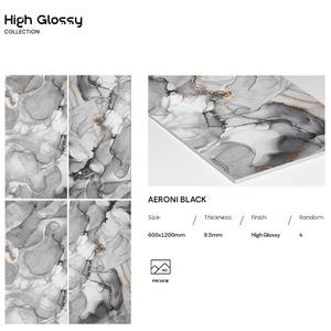 Azulejos de Porcelana Esmaltada de Mármol de Alto Brillo de 600x1200 mm, Azulejos de Calidad para Baño, Sala de Estar, Hogar y Hotel - Product Image 4