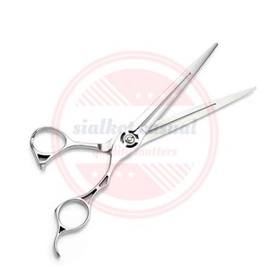 Vente chaude ensemble d'outils de ciseaux de toilettage pour animaux de compagnie pour les toiletteurs usage quotidien professionnel 3 pièces chunker ciseaux incurvés droits - Product Image 4