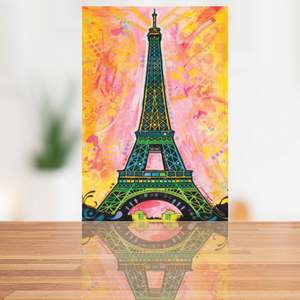 Affiche Pop Art de Paris de Dean Russo pour décoration murale - Product Image 1