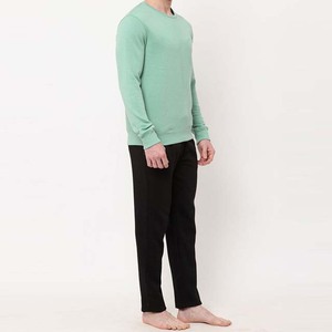 ชุดกันหนาวพิมพ์ลายสีพื้นของผู้ชายผ้าฝ้ายขนแกะระบายอากาศได้เป็นมิตรกับสิ่งแวดล้อมน้ำหนักเบา100% ฝึกวิ่งสำหรับฤดูหนาว - Product Image 2